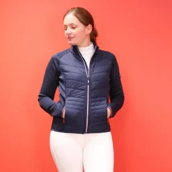 Hot Equithème - Veste femme hybride Olivia Marine