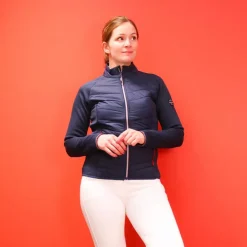Hot Equithème - Veste femme hybride Olivia Marine