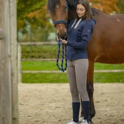 Equithème - Veste matelassée manches longues femme Phoebe Noir Sale