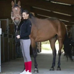 Online Equithème - Veste polaire femme Lena Noir