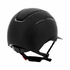 Hot Equithème -Casque d'équitation Agris lamé Noir