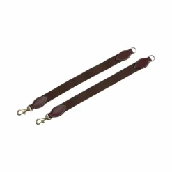 Discount Eric Thomas - Élastiques pour collier de chasse cuir marron