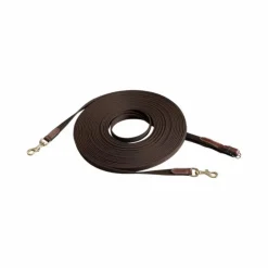 Eric Thomas - Longues rênes havane Marron Discount