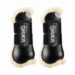 Eskadron - Guêtres ouvertes Flexisoft mouton x2 Noir