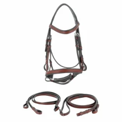 Discount Flags & Cup - Bride Hagen avec rênes Marron