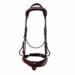 New Flags & Cup - Bridon muserolle combinée Praha Marron