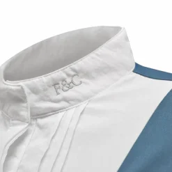 Discount Flags & Cup - Chemise manches courtes Diamantina femme bleu orage