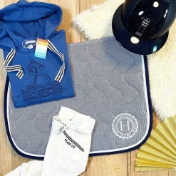 Flags & Cup - Pantalon d'équitation femme Cayenne / marine Blanc Best