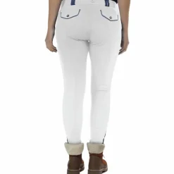 Online Flags & Cup - Pantalon d'équitation fille Orillia Blanc