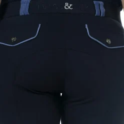Flags & Cup - Pantalon d'équitation femme Orillia Marine Hot