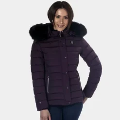 New Flags & Cup - Parka femme Sarnia mure Prune