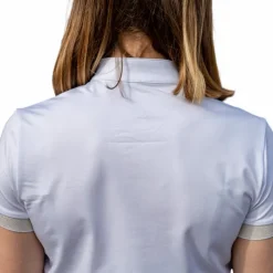 Flags & Cup - Polo de concours manches courtes femme Andria Blanc Outlet