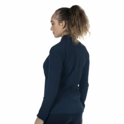 Clearance Flags & Cup - Polo manches longues femme Rib Tolsona Marine