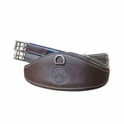 Flags & Cup - Sangle anatomique cuir grainé Marron Online