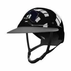 Outlet Flex On - Casque d'équitation Armet Star grilles marine visière Angel Noir