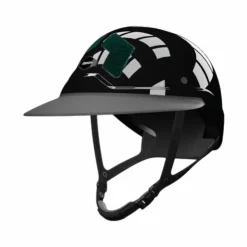 Flex On - Casque d'équitation Armet Star grilles vert anglais visière Angel Noir Discount
