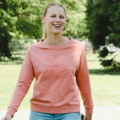 Flex On - Sweat femme Dusty rose Outlet
