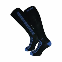 Hot Freejump - Chaussettes d'équitation techniques noir/ Bleu