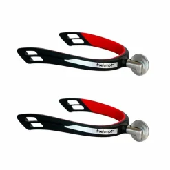 Freejump - Éperons articulés Spur'One disque / rouge perle Noir