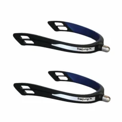 Clearance Freejump - Éperons articulés Spur'One à bout rond / bleu perle Noir
