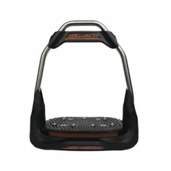 Freejump - Étriers Air's choco plancher plat / oeil droit / noir / noir Marron