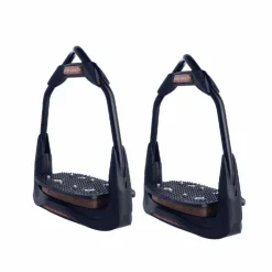 Freejump - Étriers Air's Full black plancher plat / oeil orienté / choco Noir Sale