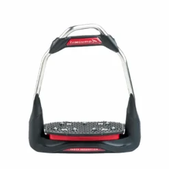 Freejump - Étriers Air's plancher plat / oeil orienté / noir / noir Rouge Discount