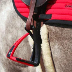 Freejump - Étriers Soft'Up Lite Noir / Rouge Best