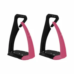 Hot Freejump - Étriers Soft'Up Pro + noir/ rose