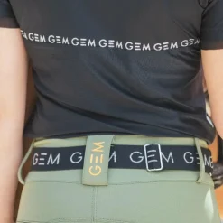 Clearance GEM - Ceinture Zaza Noir