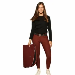 Online GEM - Pantalon d'équitation femme John Bordeaux