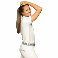 GEM - Polo manches courtes Victor femme Blanc Online