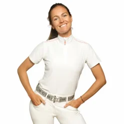 GEM - Polo manches courtes Victor femme Blanc Online