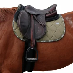 GEM - Tapis de selle Love kaki Vert New