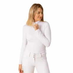 GEM - T-shirt technique manches longues Canberra Blanc