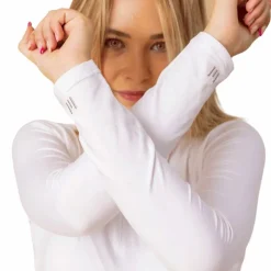 GEM - T-shirt technique manches longues Canberra Blanc