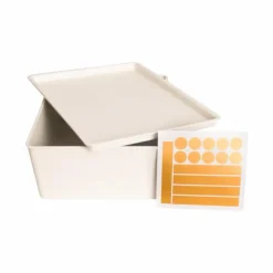 Best Grooming Deluxe - Boîte à nourriture avec couvercle Blanc