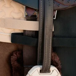 Discount Grooming Deluxe - Ceinture ventrale pour cheval Noir