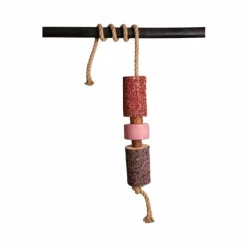 Clearance Grooming Deluxe - Jouet en bois relaxant pour cheval avec pierre à sel Sammy