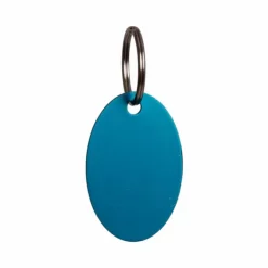 Online Grooming Deluxe - Médaille à graver ovale light blue Bleu