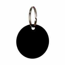 Grooming Deluxe - Médaille à graver ronde Noir Discount