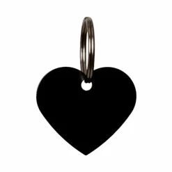 Best Grooming Deluxe - Médaille à graver coeur Noir