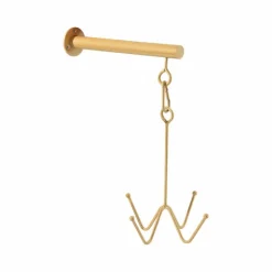 Grooming Deluxe - Porte-bridon mural 4 branches or Doré Clearance