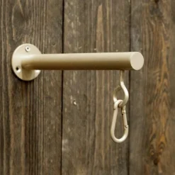 Grooming Deluxe - Porte-bridon mural 4 branches or Doré Clearance