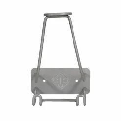 Grooming Deluxe - Porte-casque avec crochet acier argent Gris Discount