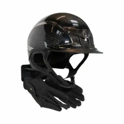 Hot Grooming Deluxe - Porte-casque avec crochet acier Noir