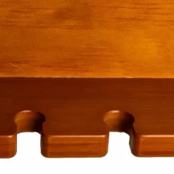 Grooming Deluxe - Porte-cravaches droit en bois Marron Outlet