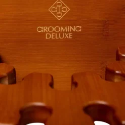 Sale Grooming Deluxe - Porte-cravaches rond en bois Marron