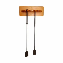 Sale Grooming Deluxe - Porte-cravaches rond en bois Marron