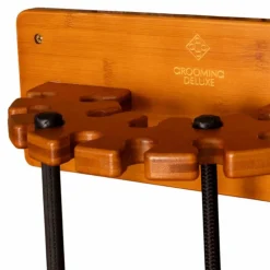 Sale Grooming Deluxe - Porte-cravaches rond en bois Marron